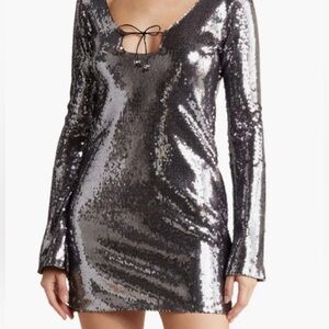 ELODIE MINI SEQUIN DRESS